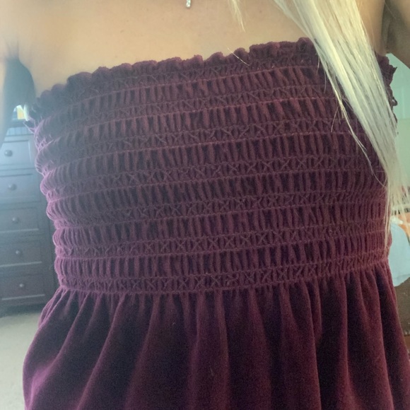 Velour babydoll dress - Picture 3 of 4